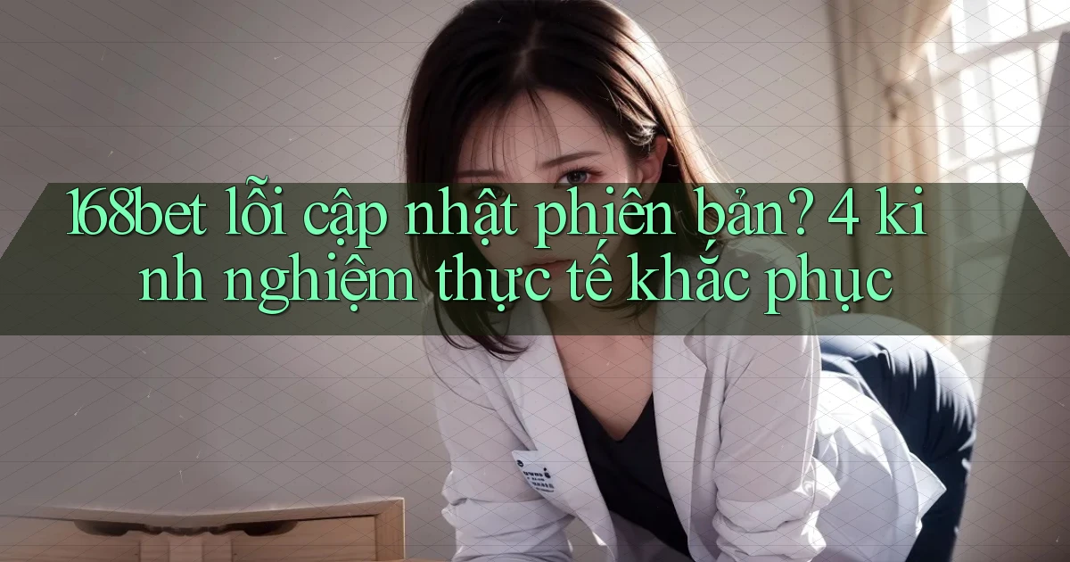 168bet lỗi cập nhật phiên bản 4 kinh nghiệm thực tế khắc phục