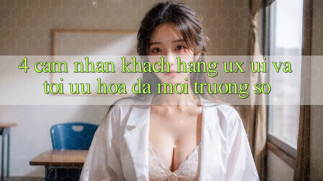 4. Cảm nhận Khách hàng (UX/UI) Và Tối Ưu Hóa Đa Môi trường số