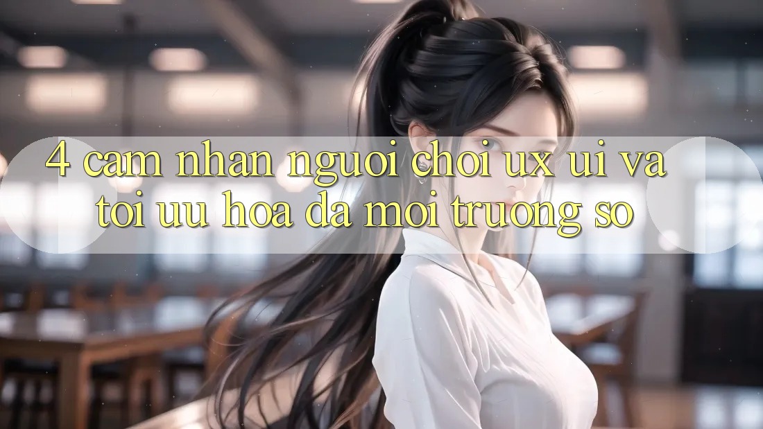 4. Cảm nhận Người chơi (UX/UI) Và Tối Ưu Hóa Đa Môi trường số