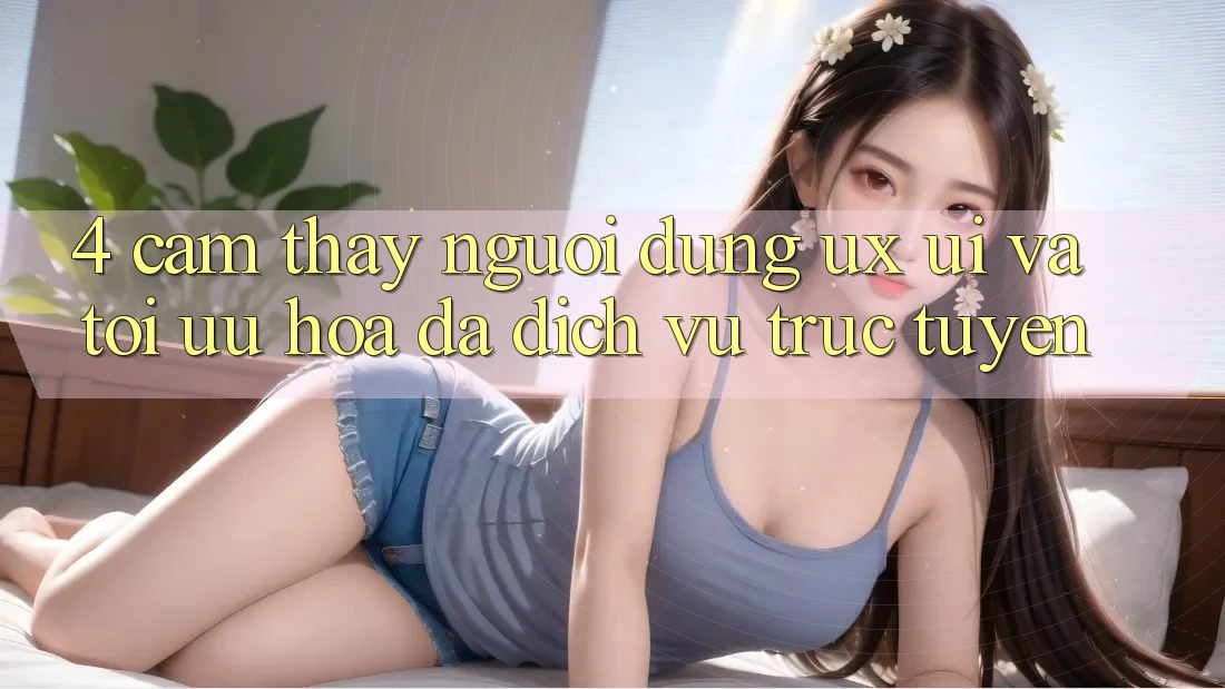4. Cảm thấy Người Dùng (UX/UI) Và Tối Ưu Hóa Đa Dịch vụ trực tuyến