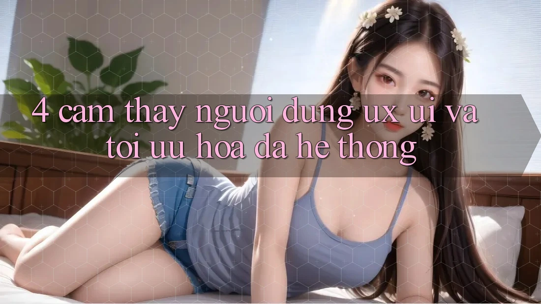 4. Cảm thấy Người Dùng (UX/UI) Và Tối Ưu Hóa Đa Hệ thống