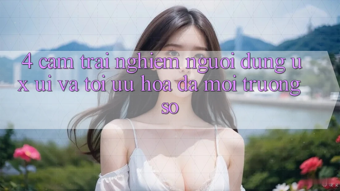 4. Cảm trải nghiệm Người dùng (UX/UI) Và Tối Ưu Hóa Đa Môi trường số 4. Cảm trải nghiệm Người dùng (UX/UI) Và Tối Ưu Hóa Đa Môi trường số