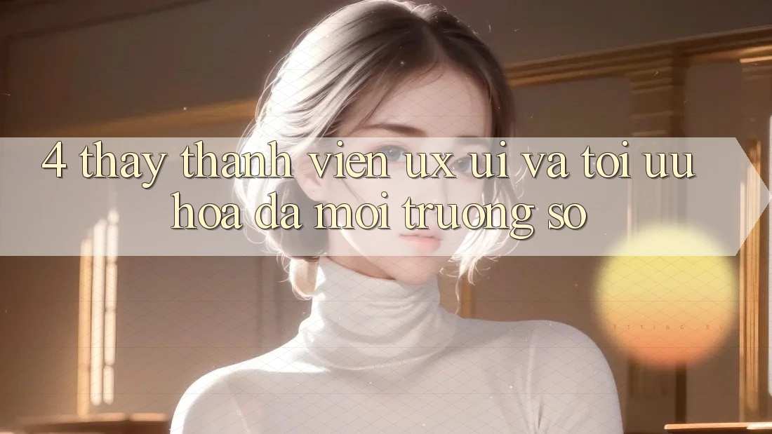 4. Thấy Thành viên (UX/UI) Và Tối Ưu Hóa Đa Môi trường số 4. Thấy Thành viên (UX/UI) Và Tối Ưu Hóa Đa Môi trường số