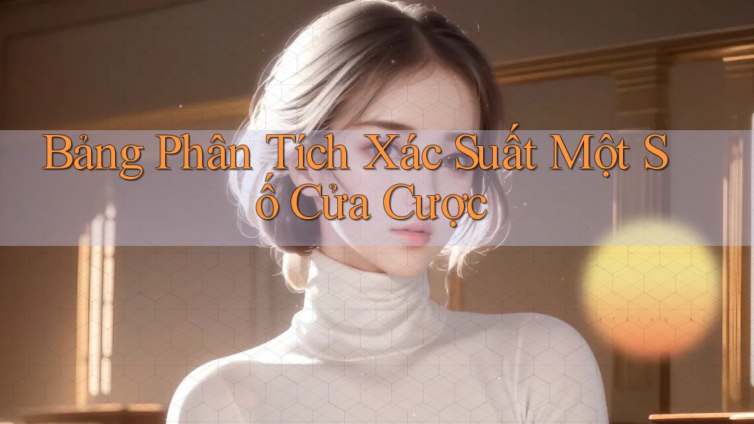Bảng Phân Tích Xác Suất Một Số Cửa Cược Bảng Phân Tích Xác Suất Một Số Cửa Cược