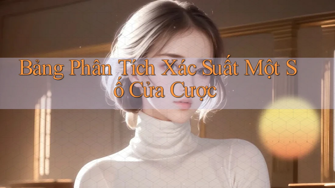 Bảng Phân Tích Xác Suất Một Số Cửa Cược Bảng Phân Tích Xác Suất Một Số Cửa Cược