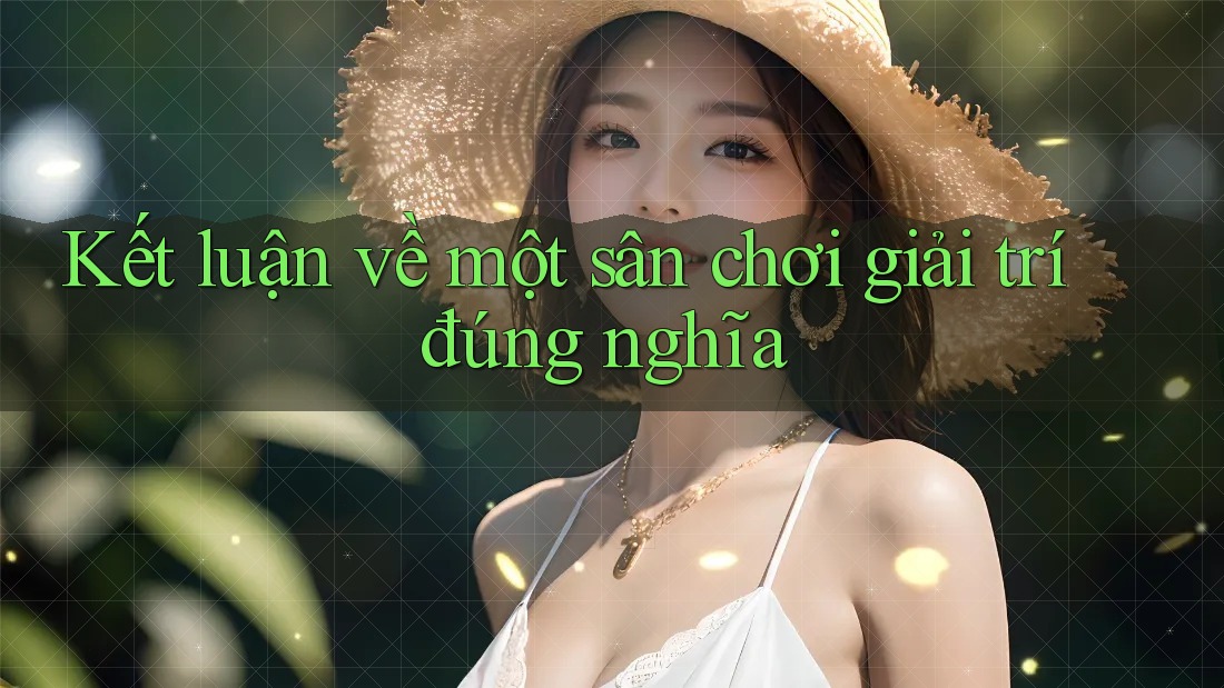 Kết luận về một sân chơi giải trí đúng nghĩa Kết luận về một sân chơi giải trí đúng nghĩa