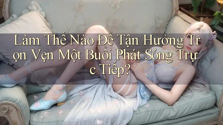 Làm Thế Nào Để Tận Hưởng Trọn Vẹn Một Buổi Phát Sóng Trực Tiếp?