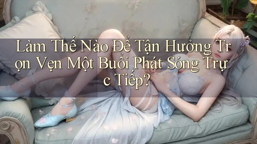 Làm Thế Nào Để Tận Hưởng Trọn Vẹn Một Buổi Phát Sóng Trực Tiếp? Làm Thế Nào Để Tận Hưởng Trọn Vẹn Một Buổi Phát Sóng Trực Tiếp?