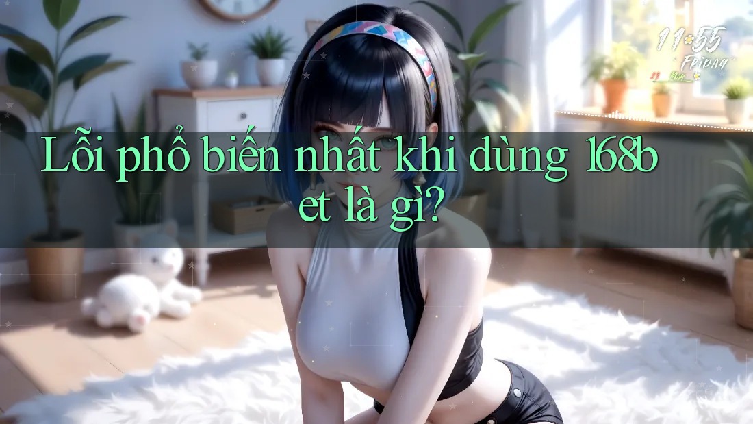 Lỗi phổ biến nhất khi dùng 168bet là gì?