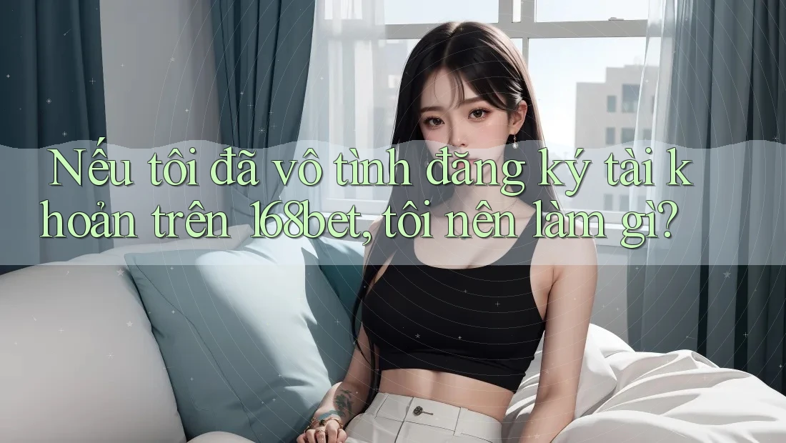Nếu tôi đã vô tình đăng ký tài khoản trên 168bet, tôi nên làm gì? Nếu tôi đã vô tình đăng ký tài khoản trên 168bet, tôi nên làm gì?