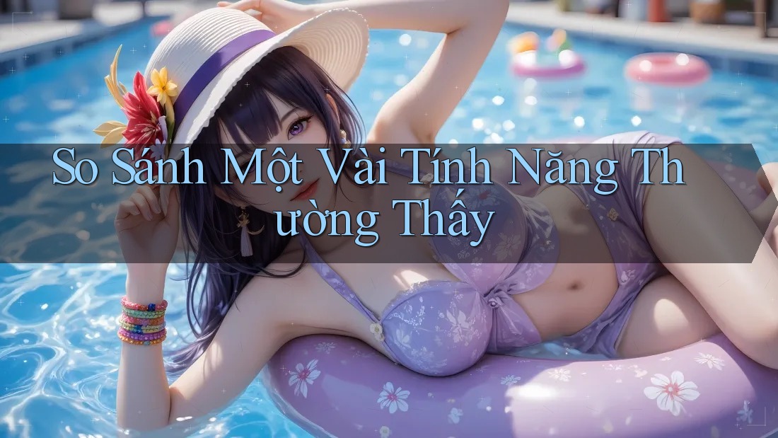 So Sánh Một Vài Tính Năng Thường Thấy