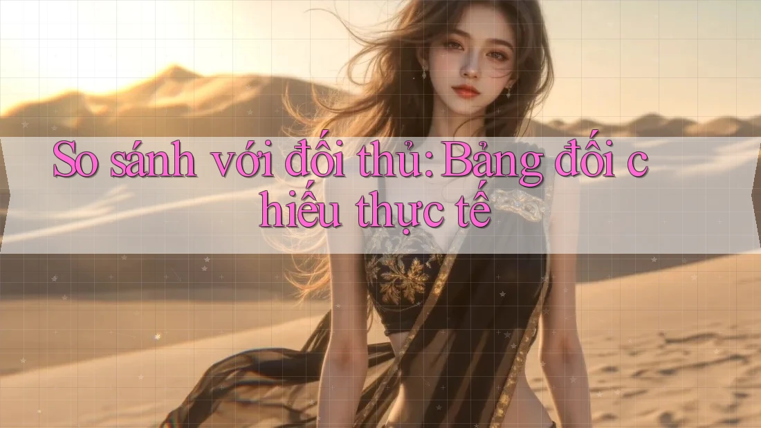 So sánh với đối thủ: Bảng đối chiếu thực tế
