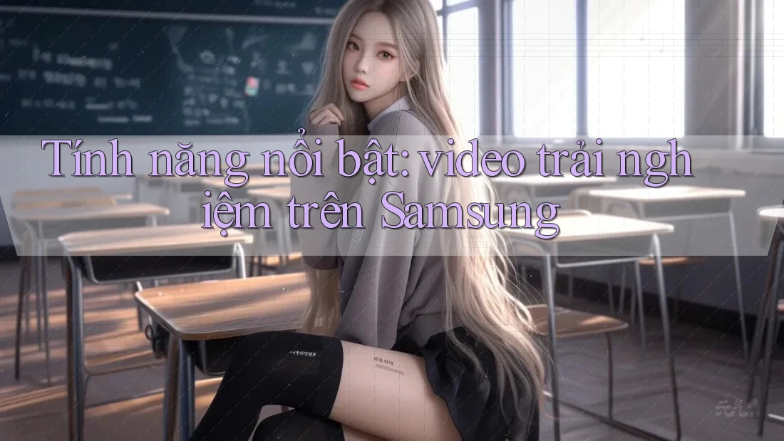 Tính năng nổi bật: video trải nghiệm trên Samsung