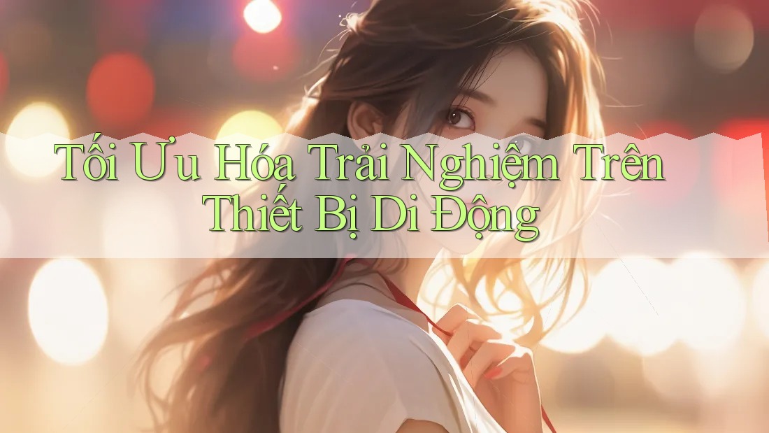 Tối ưu hóa trải nghiệm trên thiết bị di động Tối ưu hóa trải nghiệm trên thiết bị di động